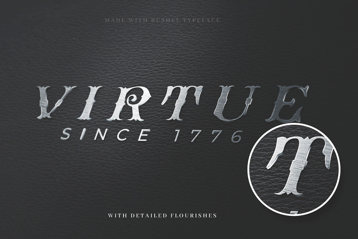 Bushel - A vintage Flourish Font Free Download