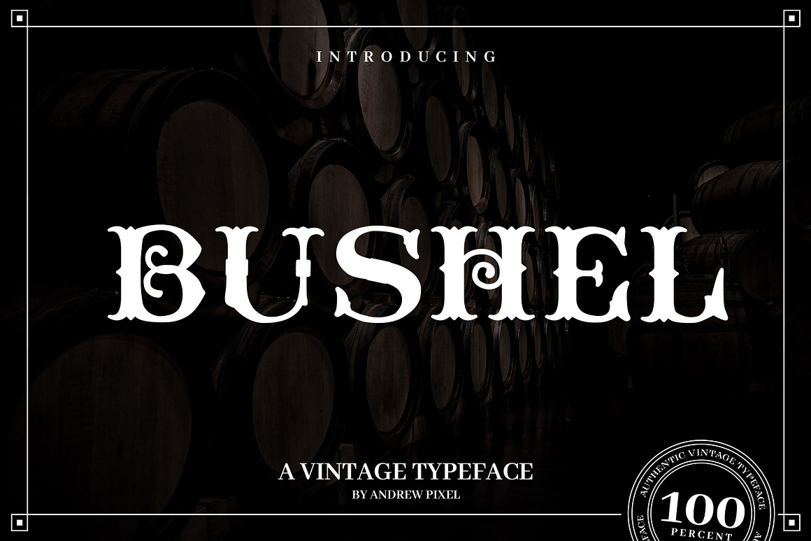 Bushel - A vintage Flourish Font Free Download