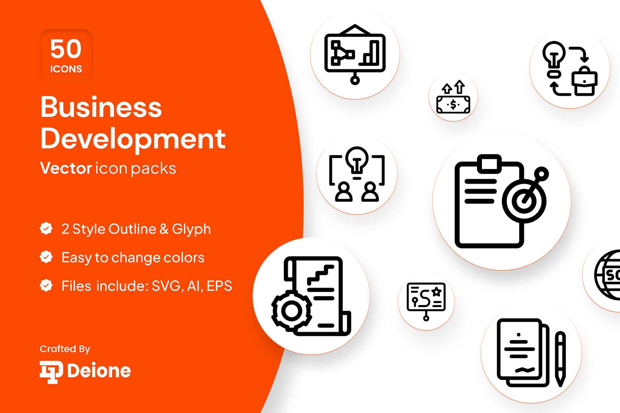 Business Development Icons Free Download