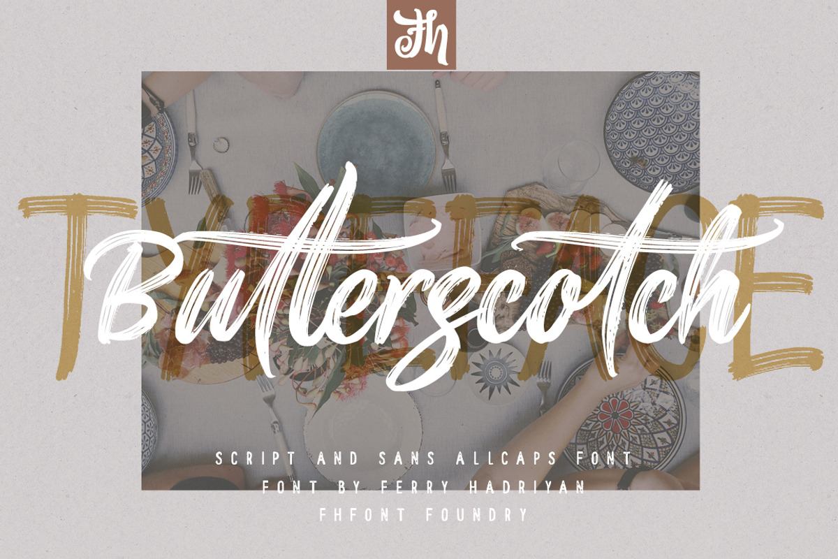 Butterscotch - Handwritten Font Free Download Free Download