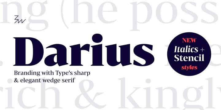 Bw Darius Font Free Download