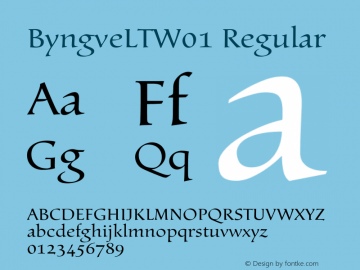 Byngve Font Free Download