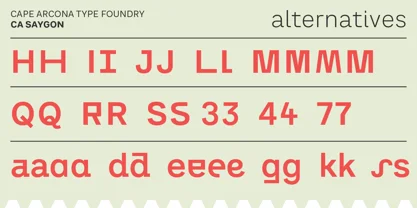 CA Saygon Font