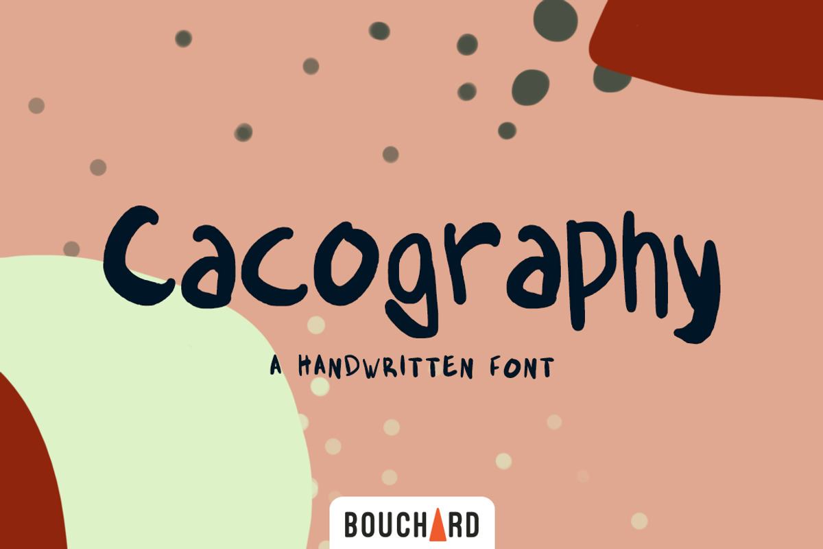 Cacography - Handwritten Font Free Download Free Download