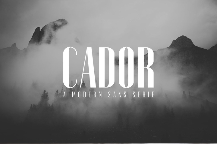 Cador Sans Serif Font Family Pack Free Download