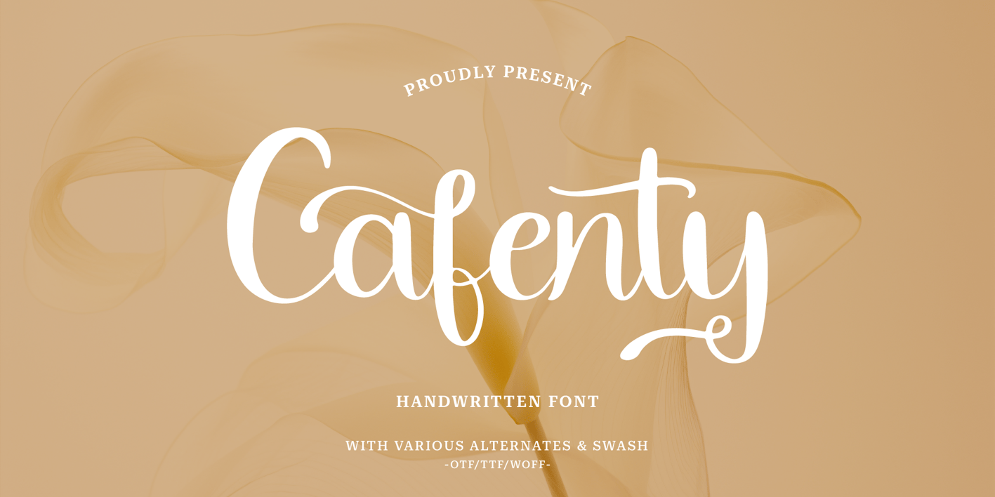 Cafenty Font Free Download