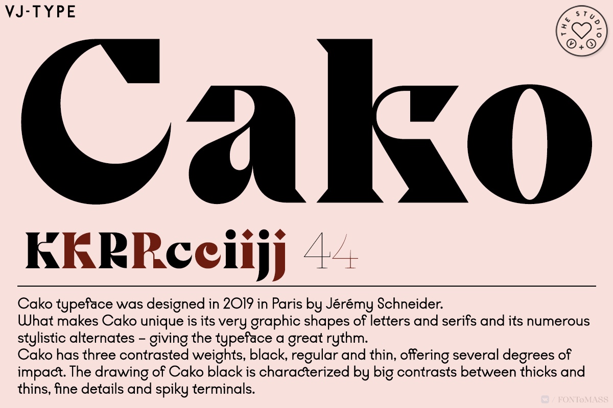 Cako Font Free Download