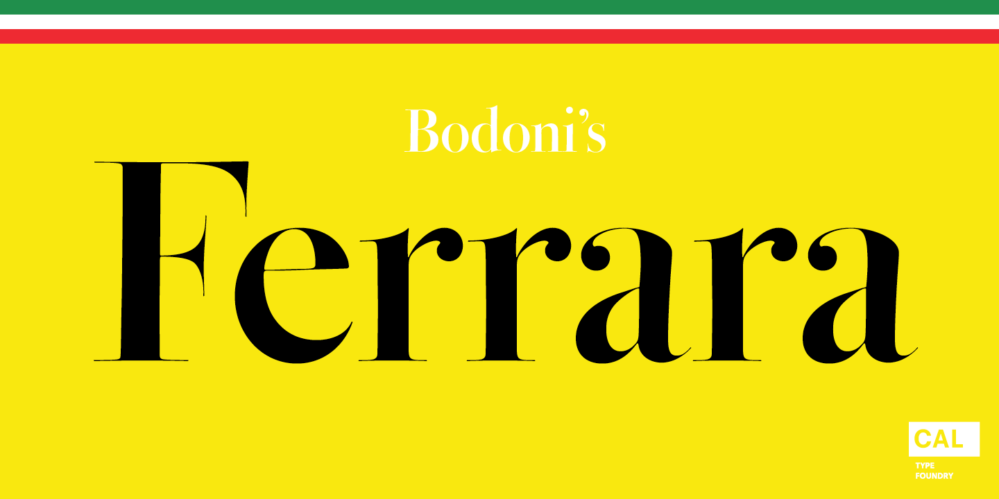 CAL Bodoni Ferrara Free Download Free Download