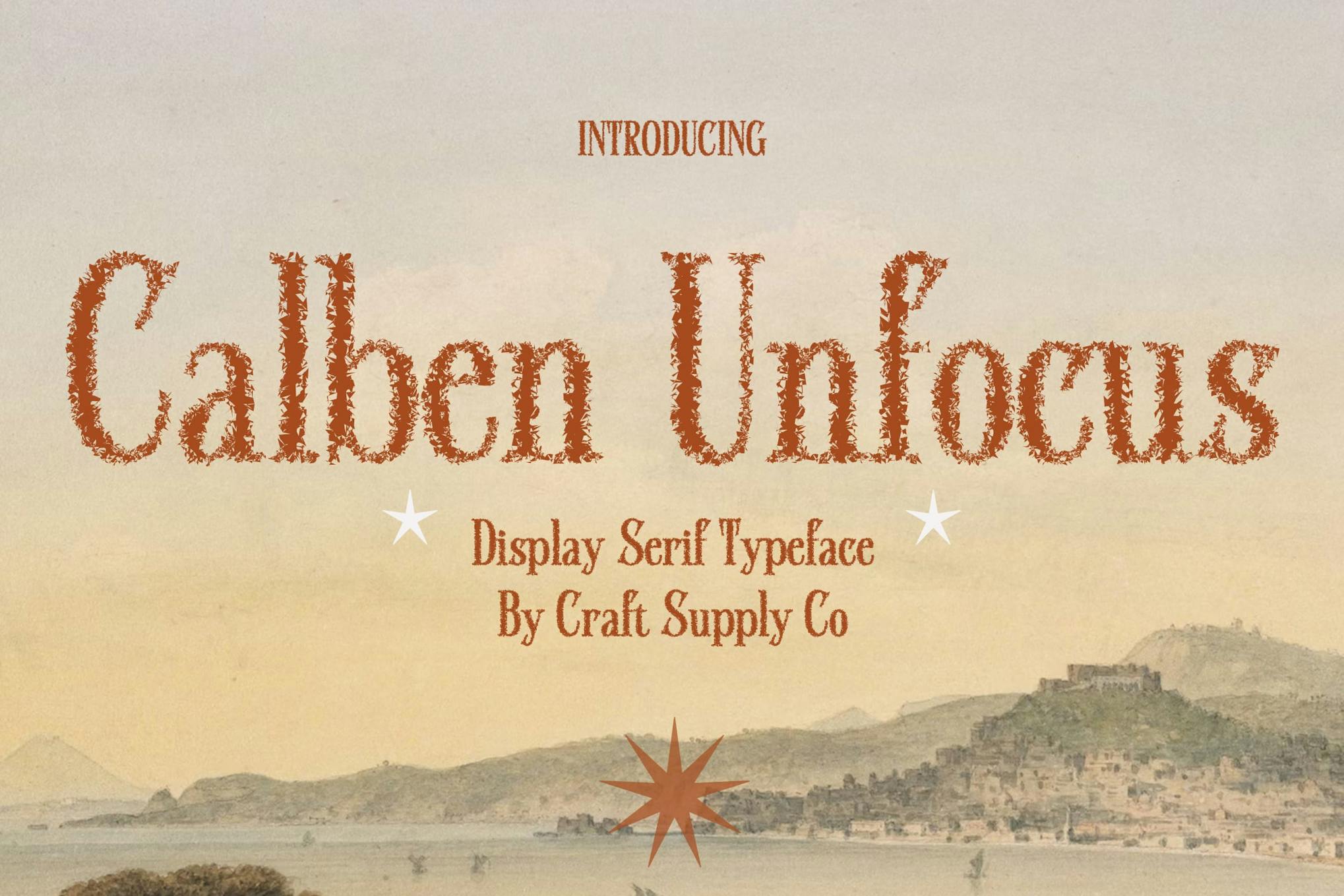 Calben Unfocus Font Free Download