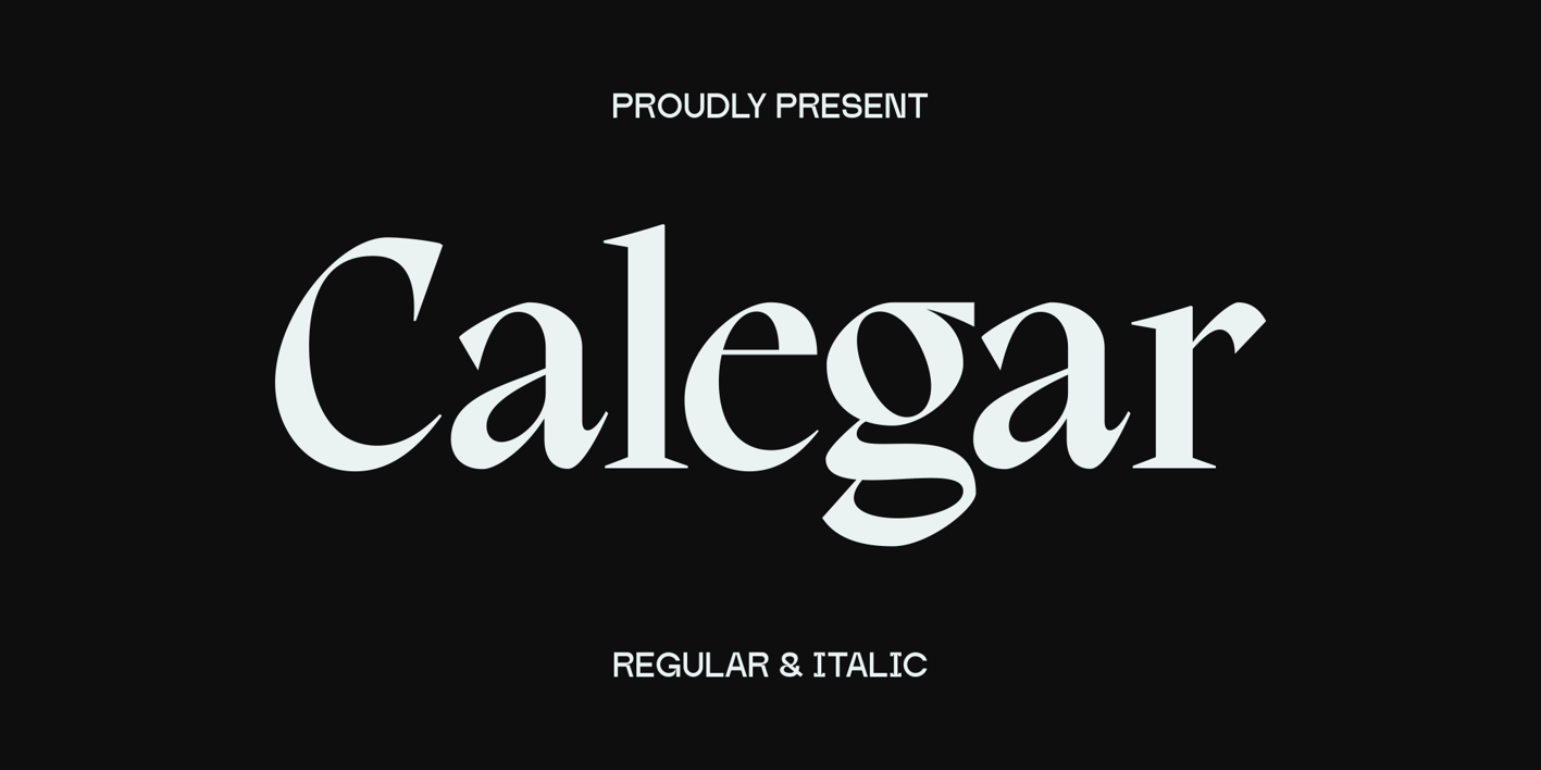 Calegar Font Free Download