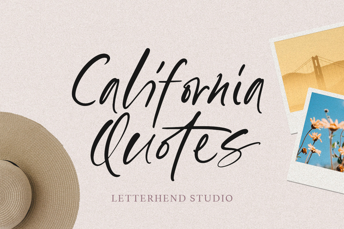 California Quotes Font Free Download