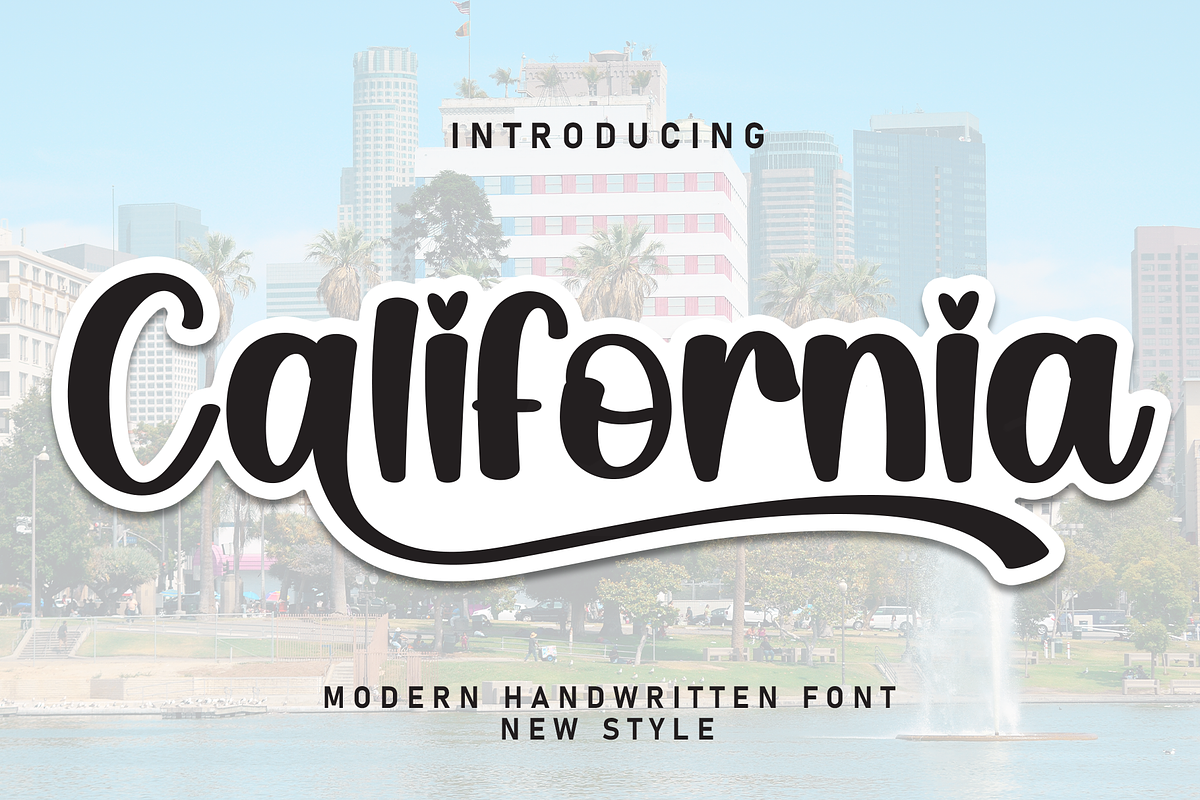 California | Script Font Free Download Free Download