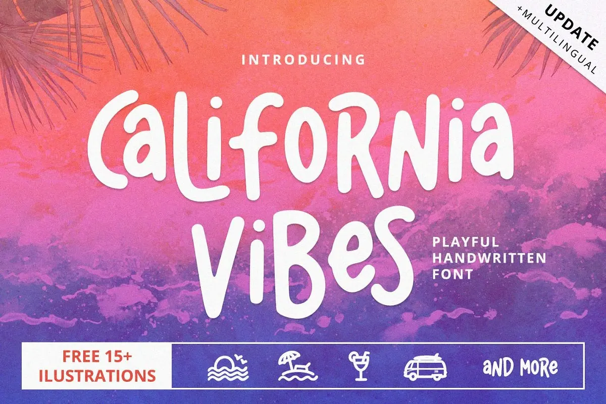 California Vibes - Playful Font Free Download Free Download