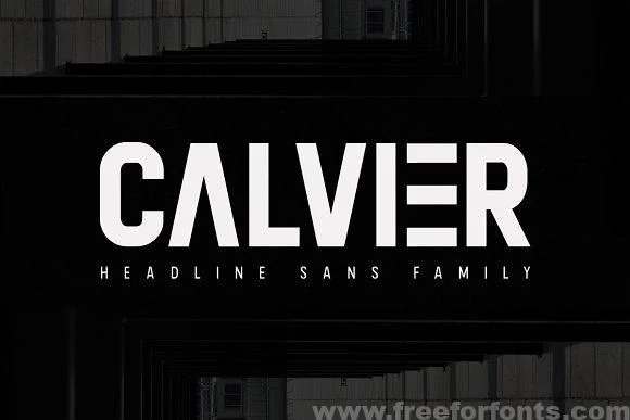 Calvier - Headline Sans Family Free Download