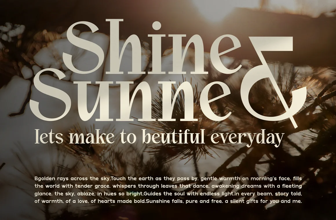 Calvine - Modern Serif Font Typeface