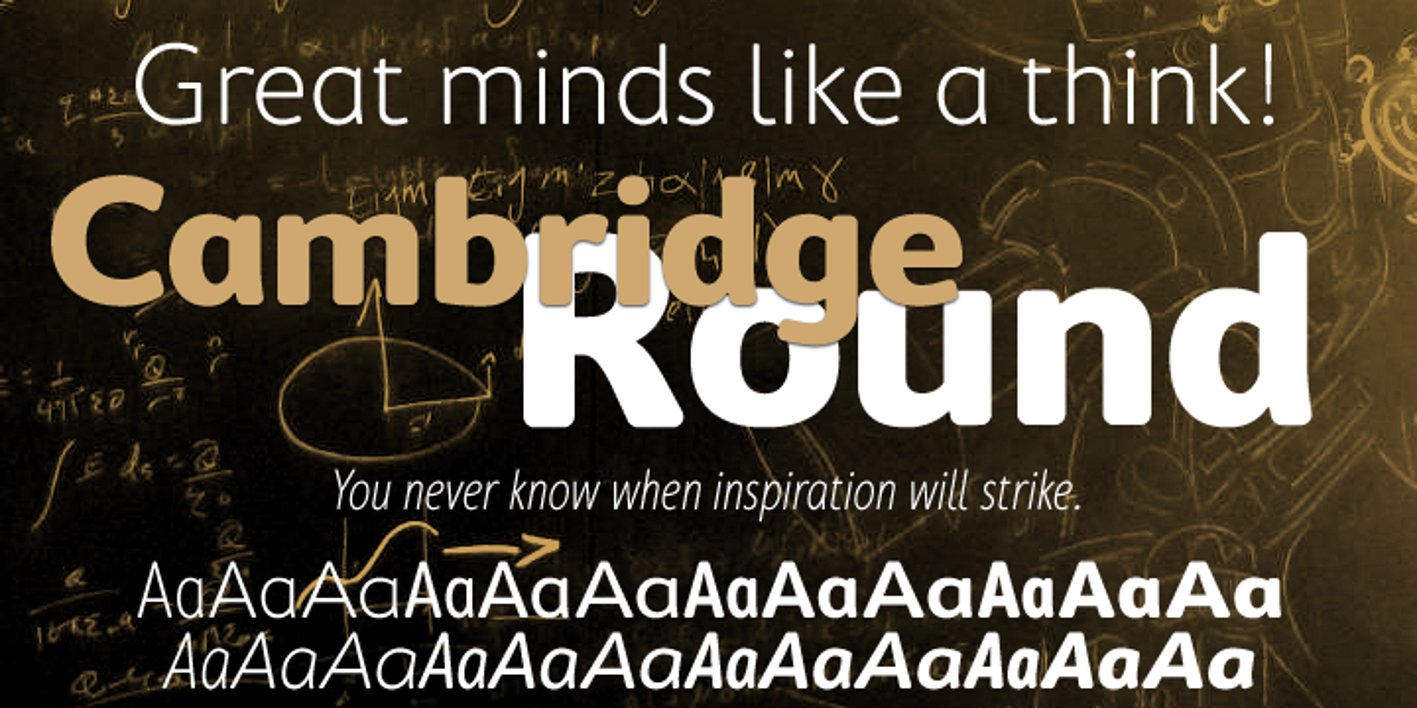 Cambridge Round Font Free Download