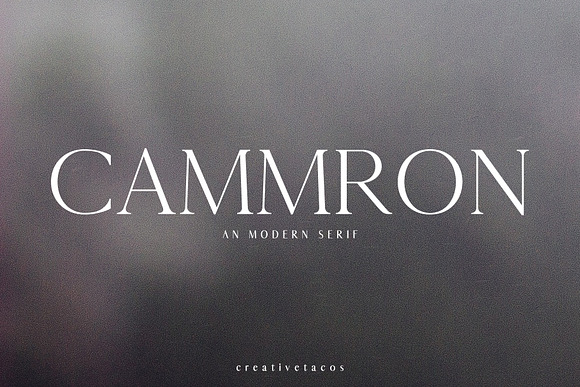 Cammron Serif Font Family Free Download