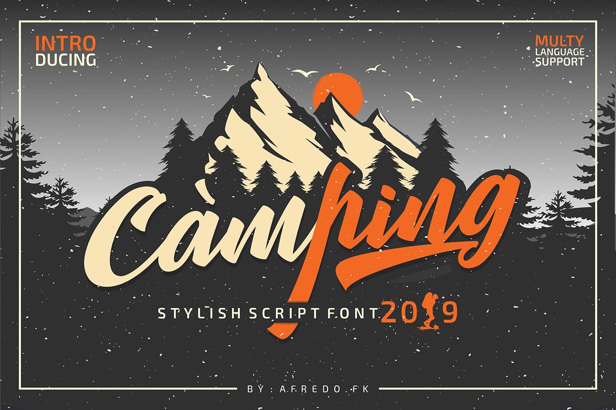 Camping Font Free Download