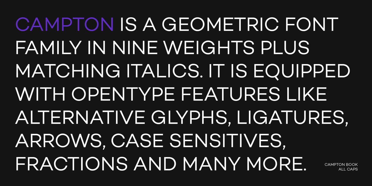 Campton Font Free Download