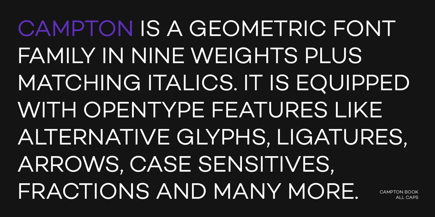 Campton Font