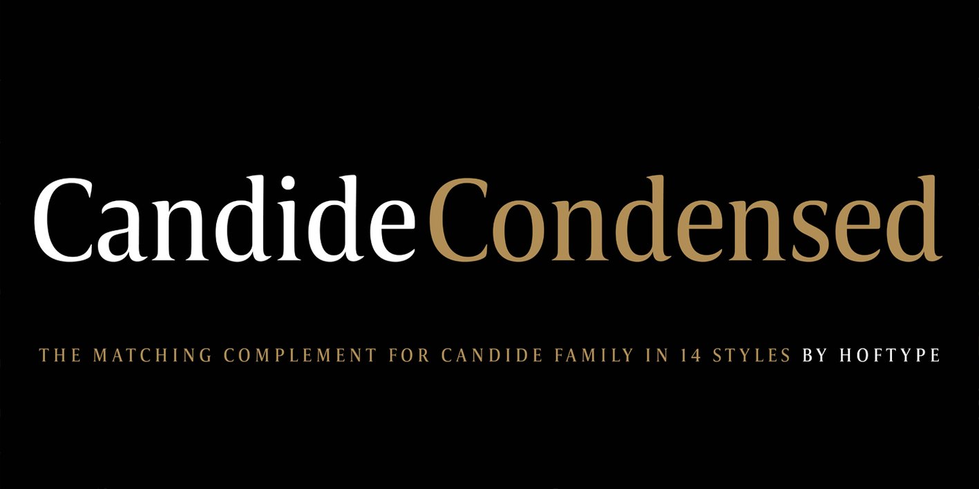 Candide Condensed Font Free Download