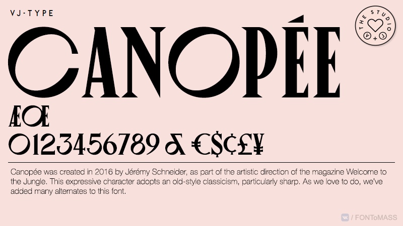 Canopee Font Free Download