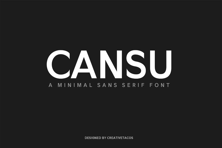 Cansu Sans Serif Font Family Free Download