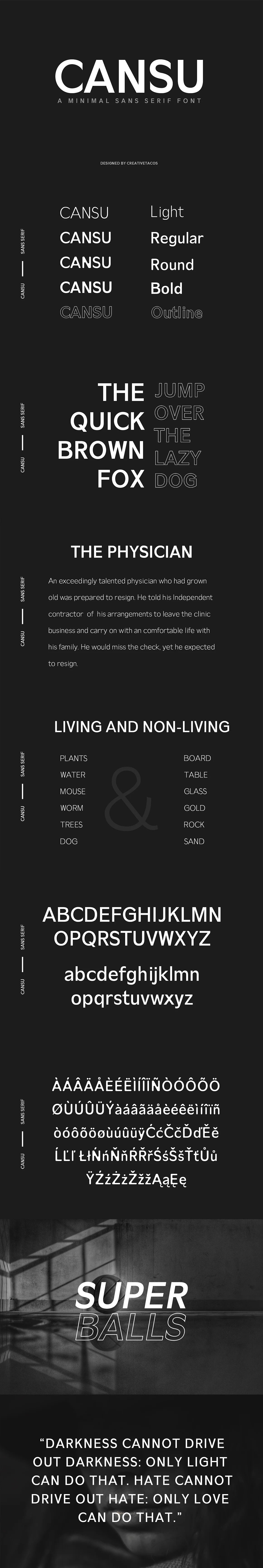 Cansu Sans Serif Font Family