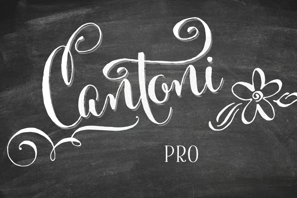 Cantoni Pro Hand Lettered Font Free Download Free Download