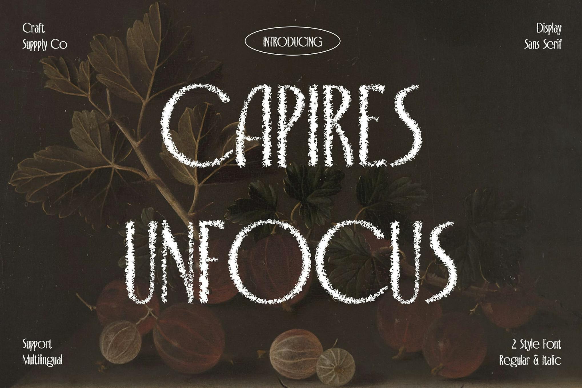 Capires Unfocus Font Free Download