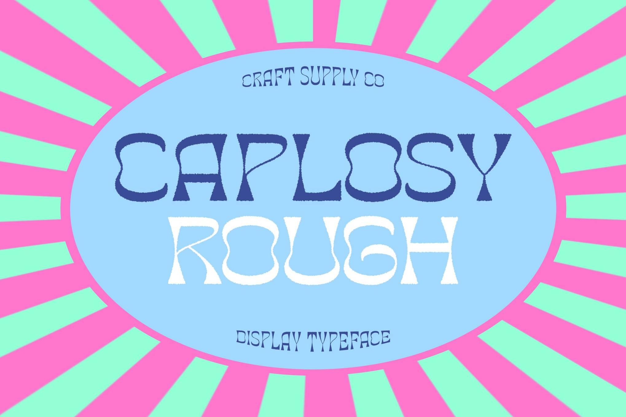 Caplosy Rough Font Free Download