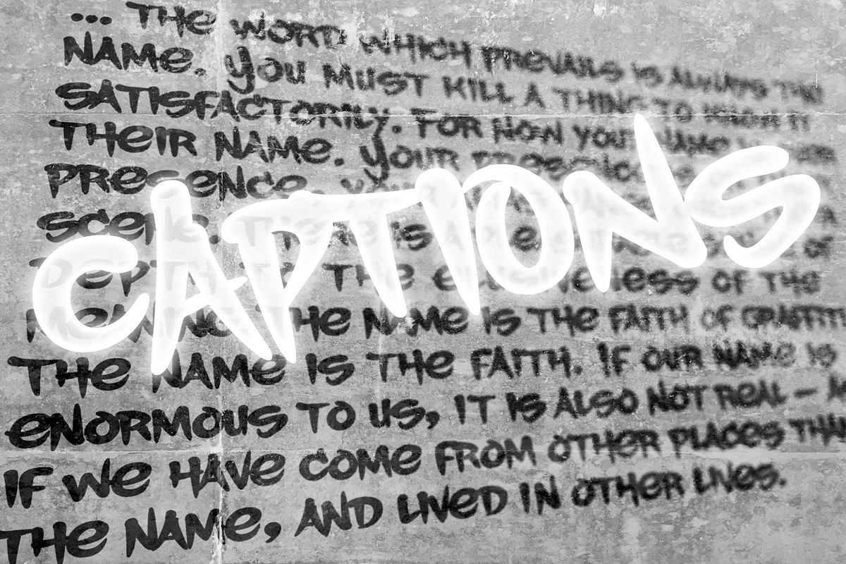 Captions Graffiti Font Family Free Download Free Download