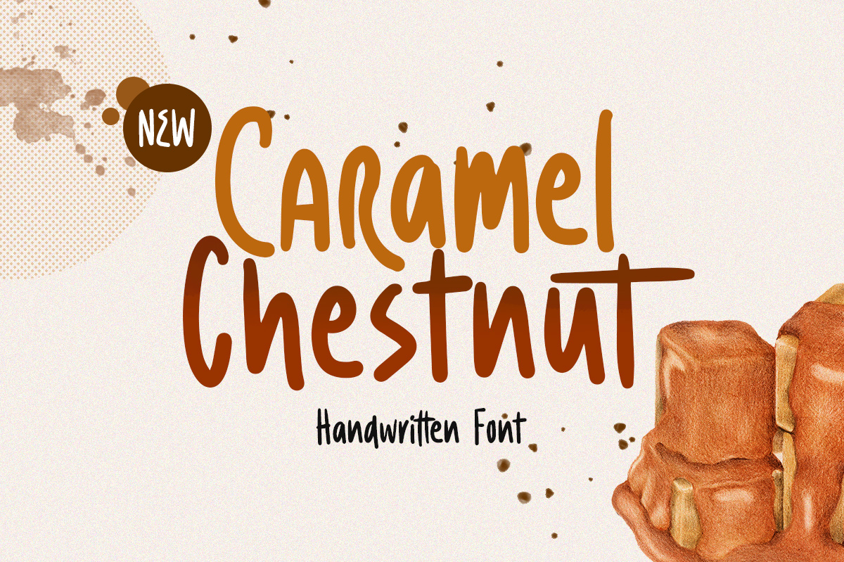 Caramel Chestnut Font Free Download