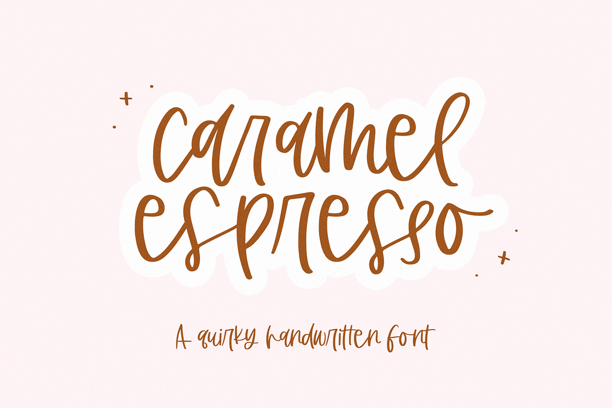 Caramel Espresso | Handwritten Font Free Download Free Download