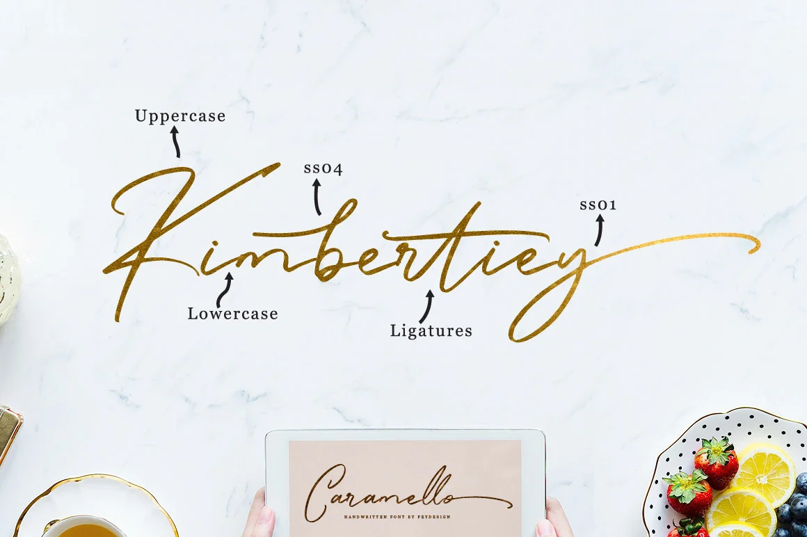 Caramello - Handwritting Script Font