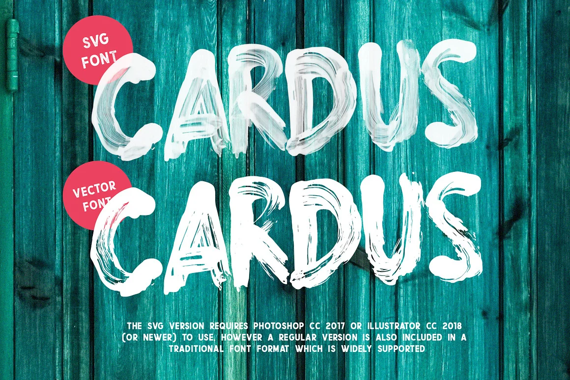 Cardus Brush SVG Font