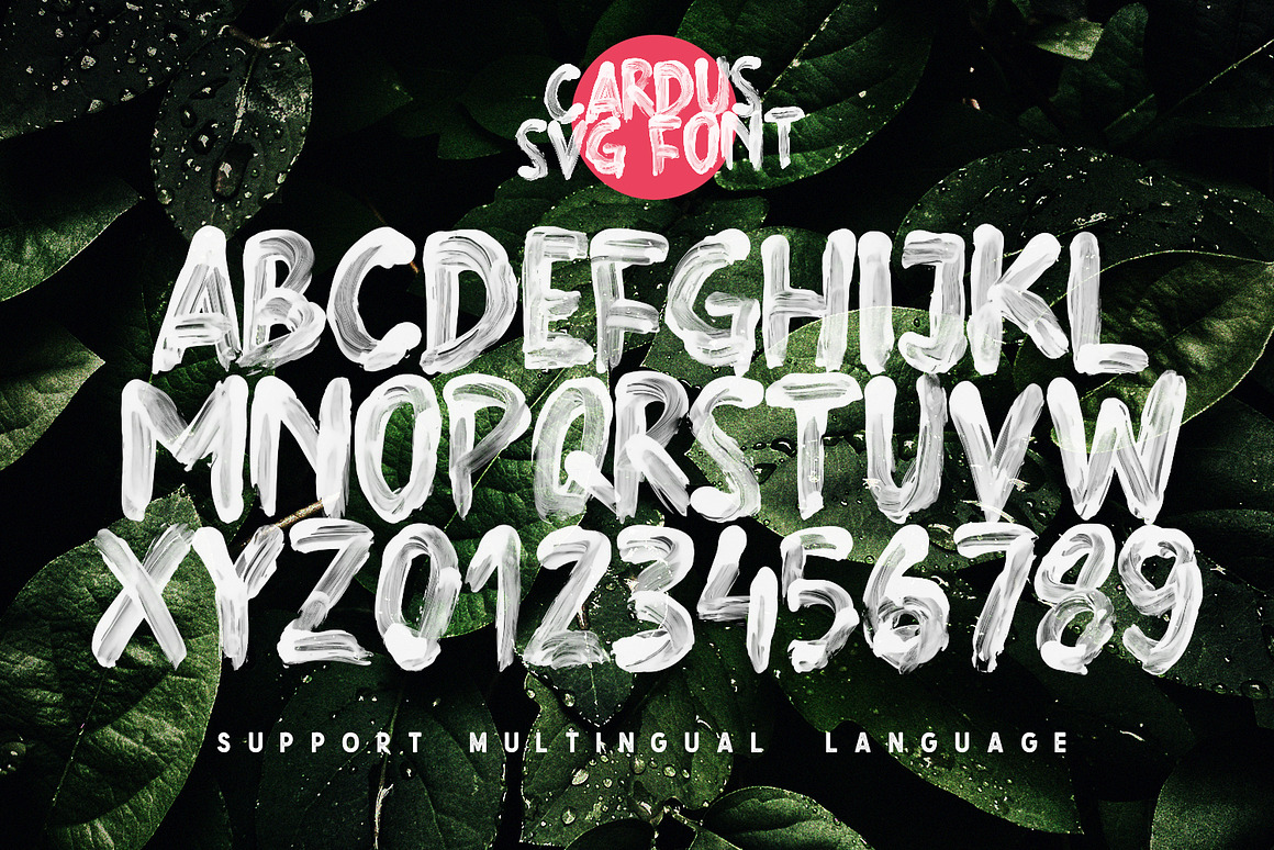 Cardus Brush SVG Font Free Download