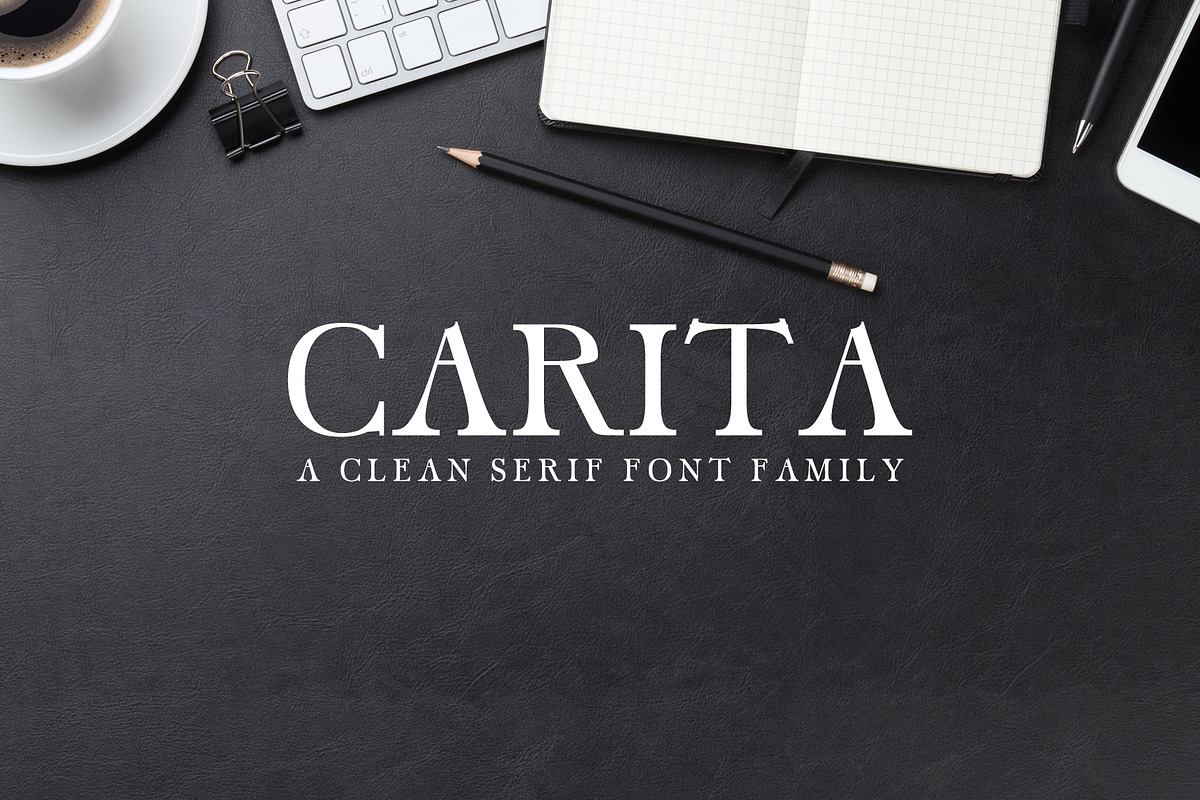 Carita Clean Serif 3 Font Family Free Download Free Download