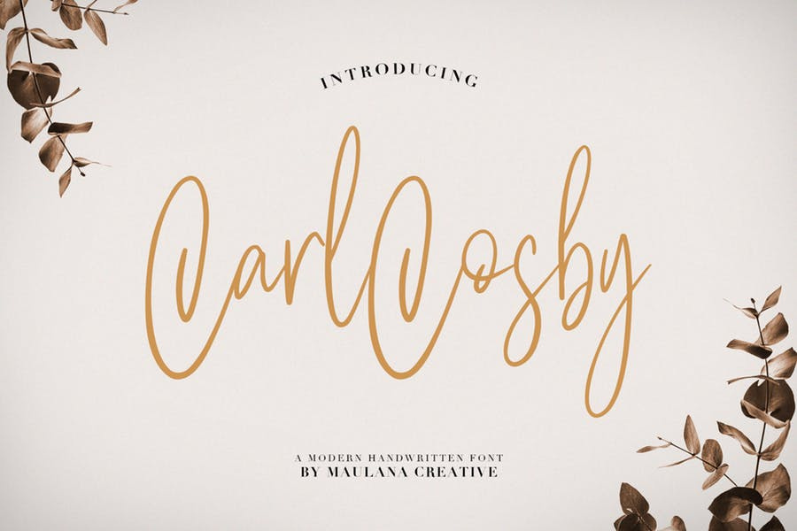 Carlcosby Font Free Download