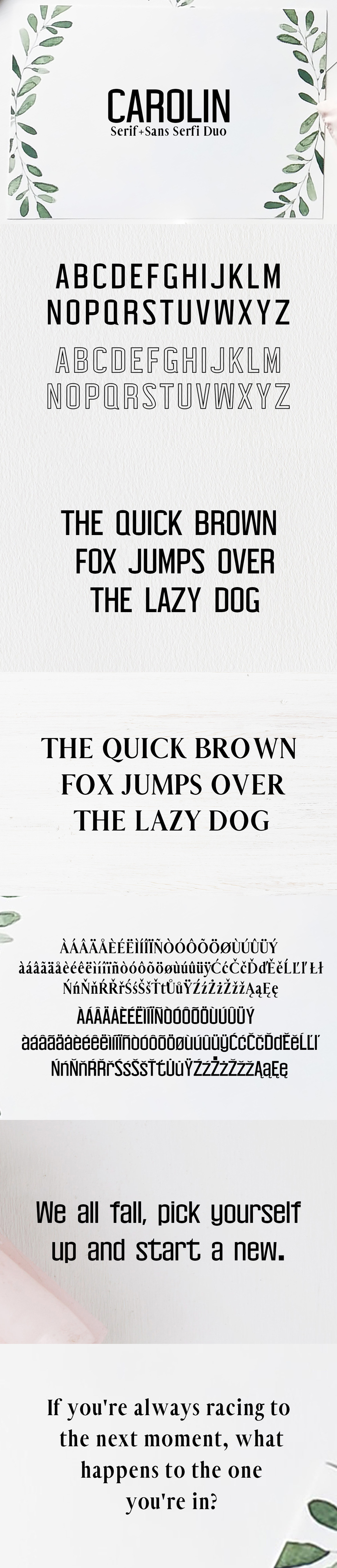 Carolin Duo 5 Font Family Pack Free Download