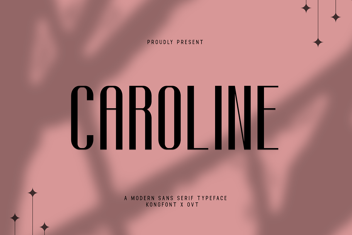 Caroline - Modern Sans Serif Typefac Free Download Free Download