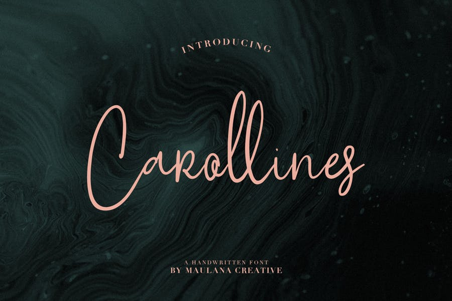 Carollines Script Font Free Download