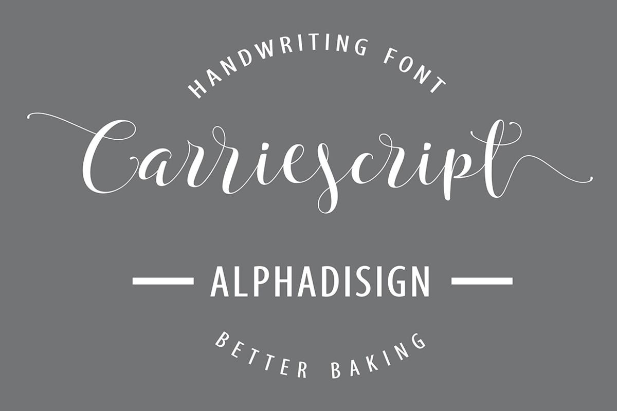 Carriescript Fonts Script+Extras+San Free Download Free Download