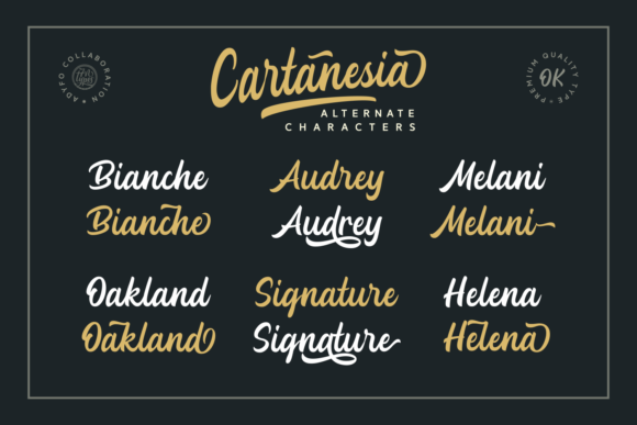 Cartanesia Font Free Download