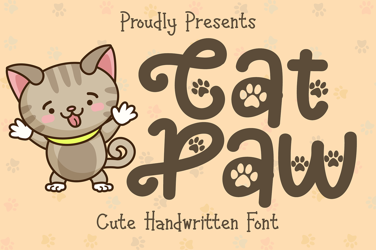 Cat Paw // Display Font Free Download Free Download