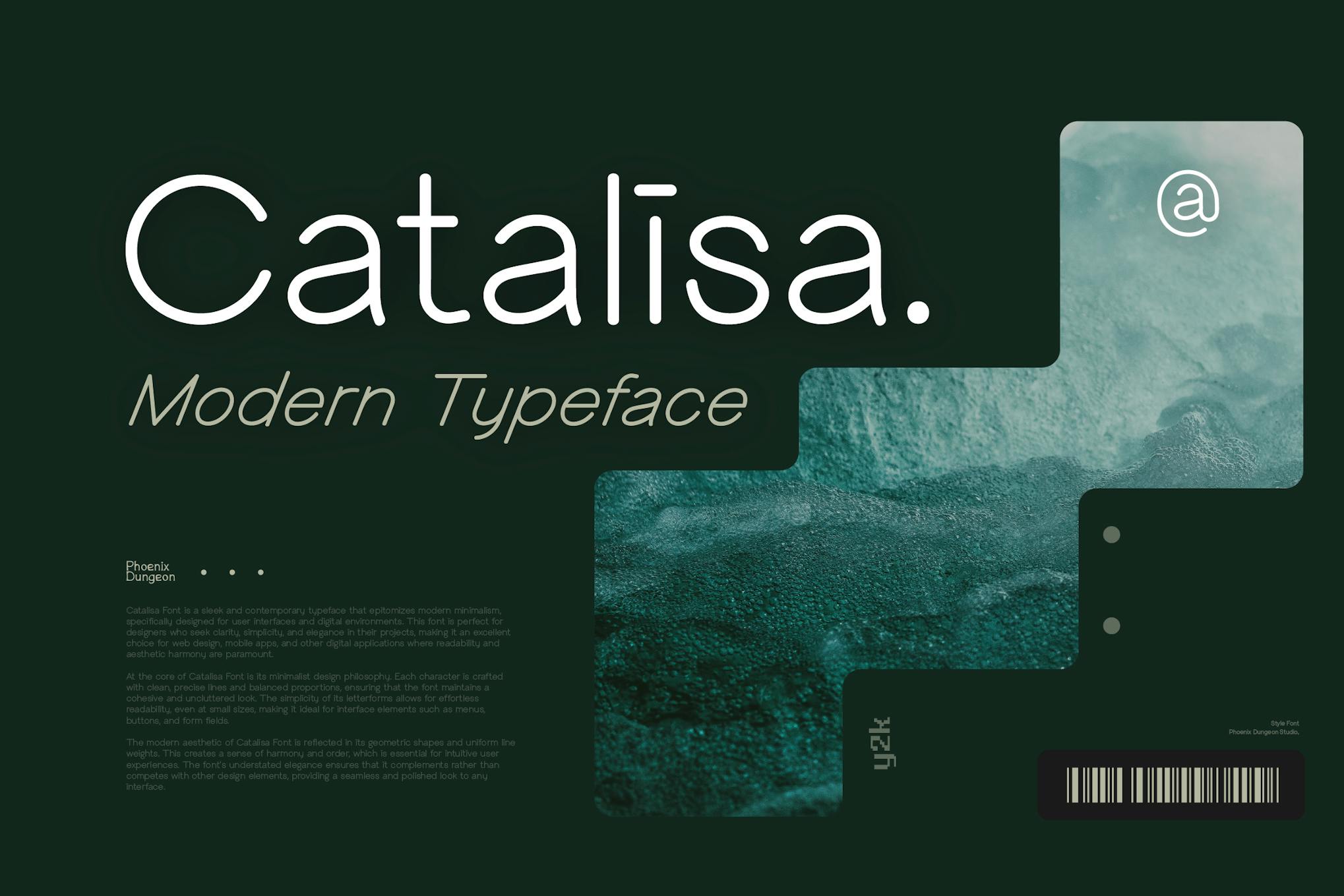 Catalisa Typeface Font Free Download