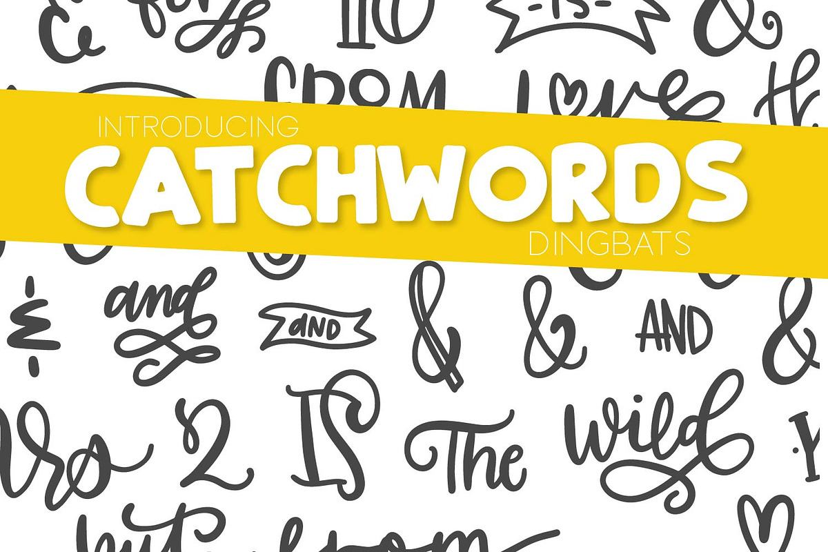 Catchwords - Dingbat Font Free Download Free Download