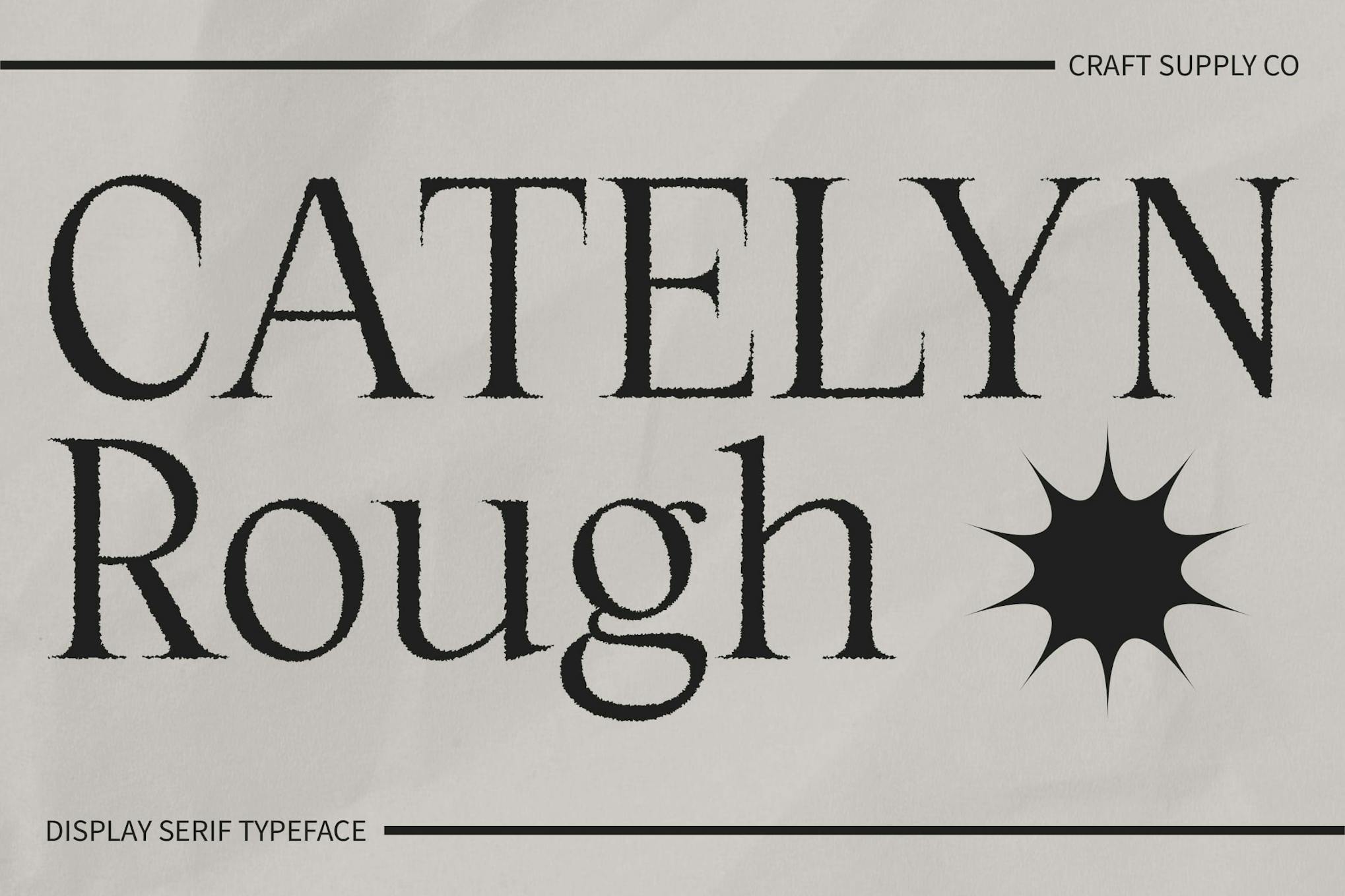 Catelyn Rough Font Free Download