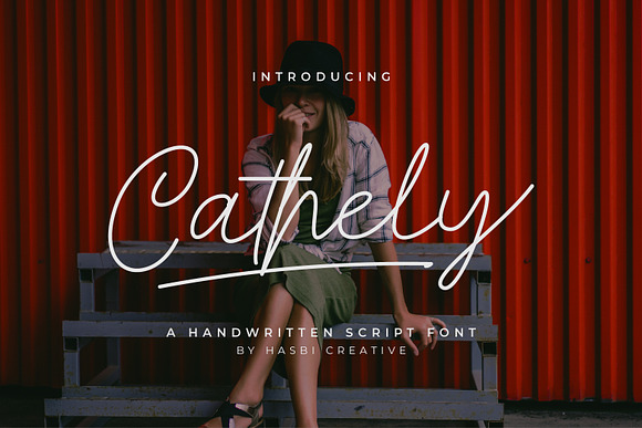 Cathely - Script Handwritten Font Free Download