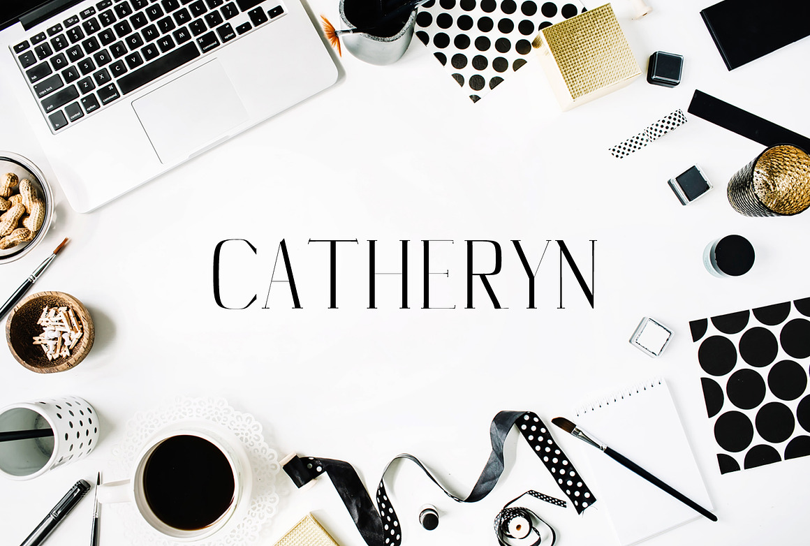 Catheryn Serif 4 Font Family Pack Free Download